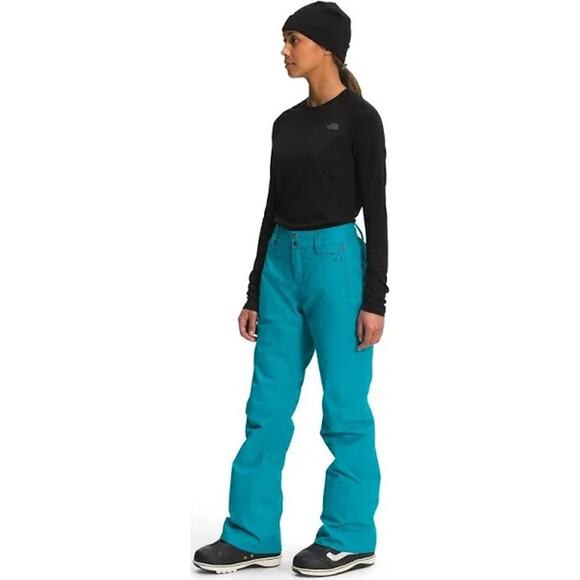 The North Face Women's Sally Ski Snowboard Pants Enamel Blue Large Short NWT - Picture 5 of 6